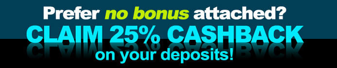 Cashback bonus